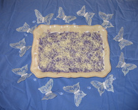 Robe vitelotte aux deux saumons