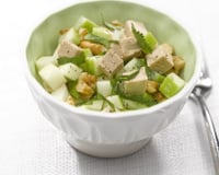 Tartare de pomme verte au Fleuron de Canard