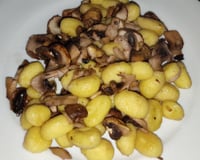 Spaghettis aux champignons