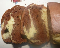 Le traditionnel gâteau marbré.