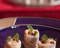 Un sushi dérivé aux saveurs marocaines. Un trait d'union maroco-japonais.