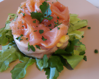 Aumônière de saumon maison