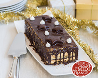 Bûche opéra à l’huile d’olive
