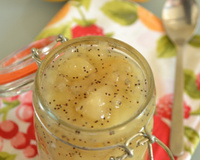 Confiture de poires aux graines de pavot