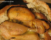 Poulet en croûte de sel