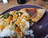 Curry végétarien à la butternut et aux pois chiches