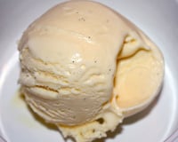 Crème glacée vanille à la sorbetière