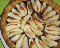 Tarte aux pommes au Nutella
