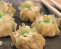 Raviolis de crevettes vapeur ou Siu Maï