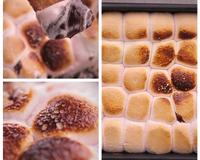 Du chocolat, des marshamllow et des biscuits et on partage... 