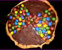 Tarte chocolat m&m's