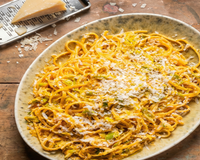 L'astuce de Laurent Mariotte pour sublimer des linguine au poireau en 2 temps, 3 mouvements