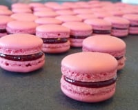 Délice de macarons à la fraise