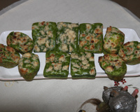 Minis cakes aux épinards et au fromage ail et fines herbes