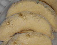 Petits croissants à la noix de coco