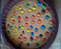 Gâteau au yaourt et M&M's