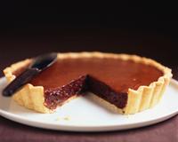 Une bonne tarte au chocolat noir pour se régaler.