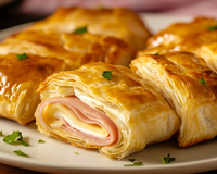 Chausson feuilleté au jambon