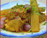 Tajine d'agneau aux cardons