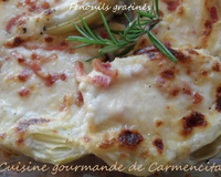 Fenouils gratinés aux petits lardons