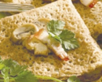 Quand la Bretagne rencontre la Savoie !Une entrée fromagère délicieuse.
