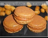 Délicieux macarons délicatement parfumés à la cacahuète. Le chocolat au caramel se marie très bien avec.