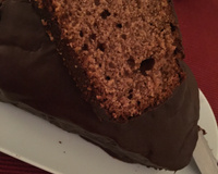 Pain d'épices au glaçage chocolaté