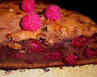 Gâteau chocolat-framboises