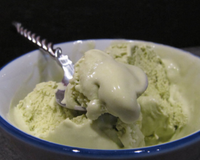 Glace au thé matcha