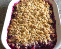 Crumble aux fruits rouges classique