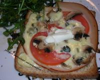 La saveur du roquefort dans un croque monsieur...