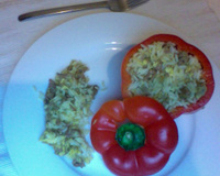 Des poivrons farcis