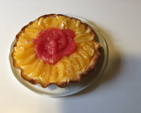 Tarte raffraichissante aux suprêmes d'oranges et de pamplemousses