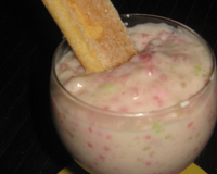 Entremet au lait de coco et bille de tapioca