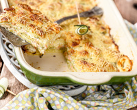 Gratin de courgette aux ravioles