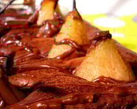 Gâteau aux poires et cacao ... et chocolat