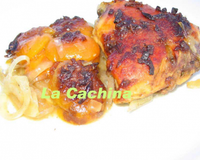 Cuisses de poulet aux abricots