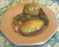 Médaillons de veau aux Saint Jacques