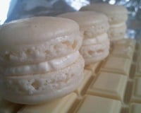 Macarons au chocolat blanc