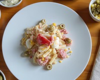 Salade de pâtes au thon mayonnaise