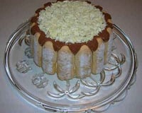 Charlotte panachée chocolat/vanille