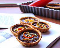 Tartelette poivron chocolat
