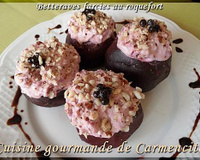 Betteraves farcies au Roquefort