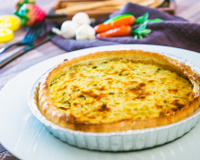 Tarte au saumon fumé facile