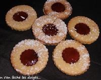 Recette facile de sablés garni de confiture ou pâte à tartiner pour le concours goûters gourmands.
