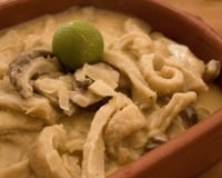 Tripes sauce blanquette, parfum de sudachi