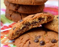 Cookies à la farine de châtaigne fourrés au nutella