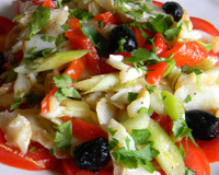 Esqueixada - Salade catalane à la morue