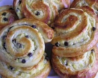 Escargots aux pépites de chocolat