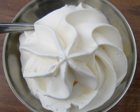 Chantilly de chocolat blanc